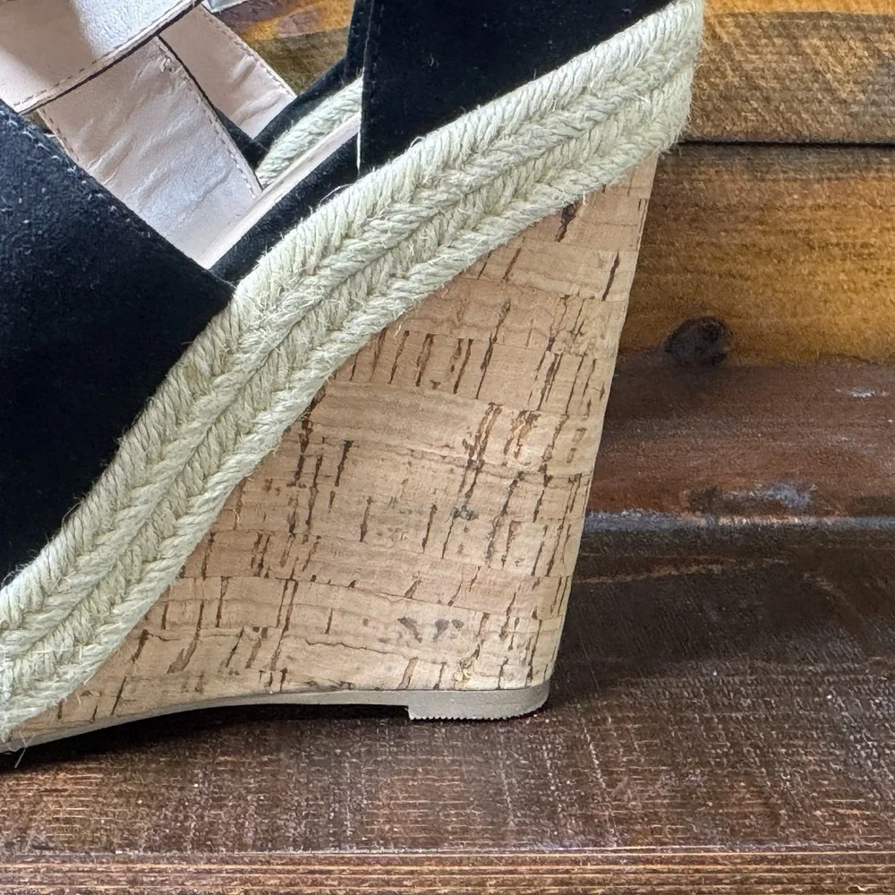 Charles by Charles David‎ Espadrille Strappy Cork Wedge Women's 7.5 M